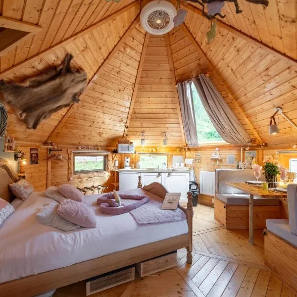 Cabane Kota Désiré, bain nordique, hotel i Saint-Dié-des-Vosges