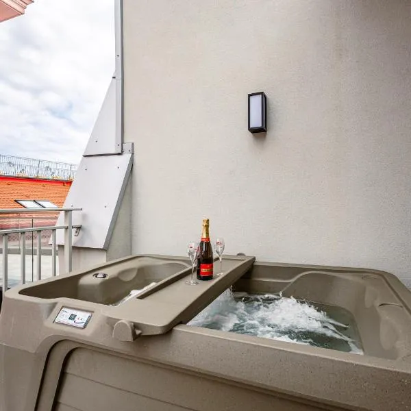 Bałtyk Luxury Residence Seeblick - Apartament Premium z prywatnym Jacuzzi na tarasie, hotell i Międzyzdroje