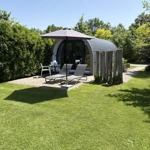Tiny Natuurlodge voor 2 personen met vrij uitzicht over landerijen, hotel v mestu Dalerveen
