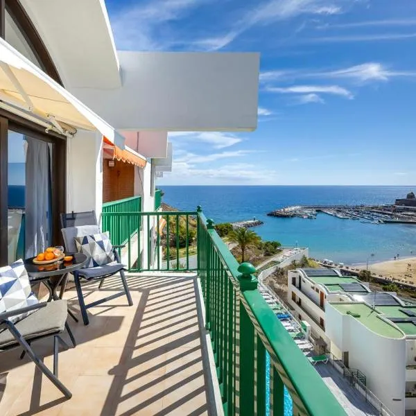 Modern Sea View Apartment Near Beach & Pool Puerto Rico, hotel v destinaci Puerto Rico de Gran Canaria