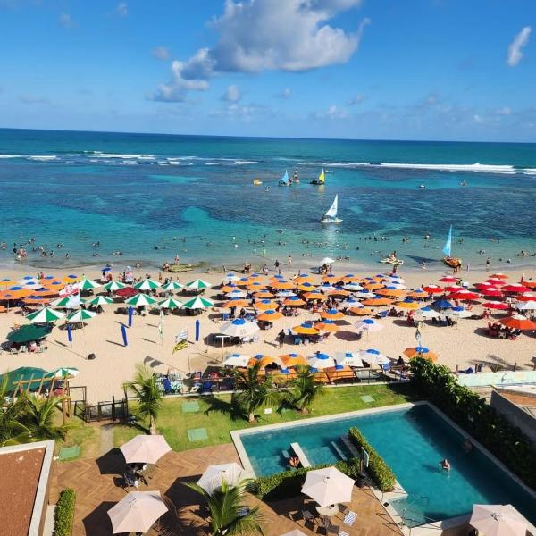 Flat Luxo Frente Piscinas Naturais Piscina Privada