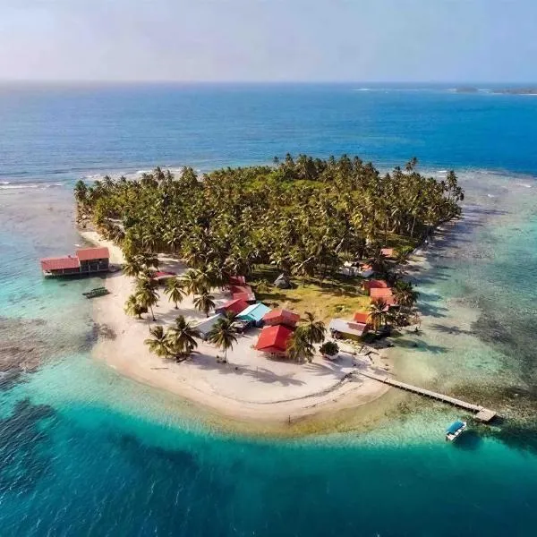 Cagantupo में, होटल Isla Diablo San blas cabaña en la orilla del mar