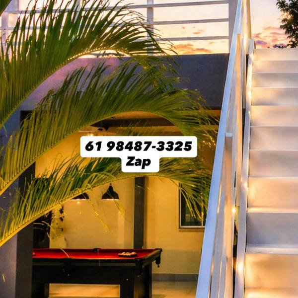 A Casa Lazer Completo com Ofurô Super Quente e Sinuca Caldas Novas Vista Serra, Paradisiaca lll e Roupa de cama e Banho, Parcelamos até 12x no Cartão de Crédito Sem Juros