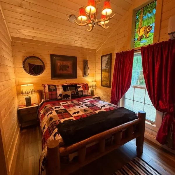 Big Bear Log cabin, hotel Cosbyban