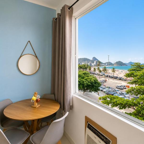 Studio com Vista Total da Praia, Posto 5