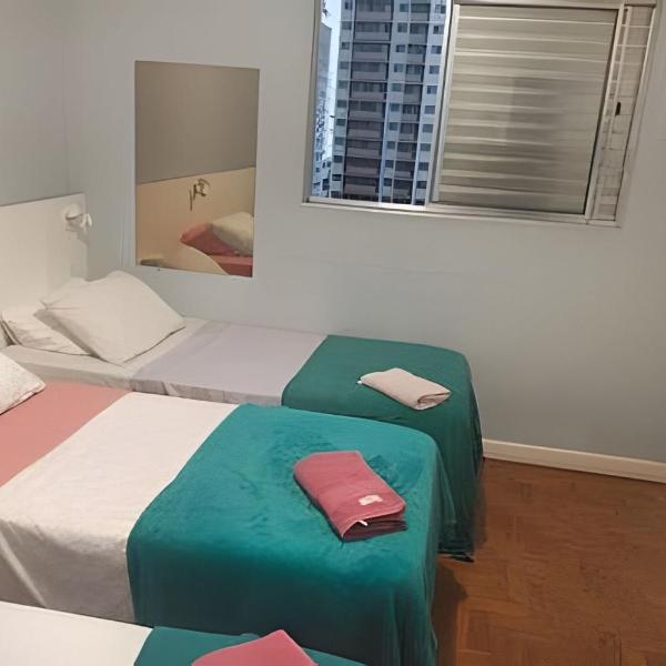 Quarto quádruplo na Rua Augusta