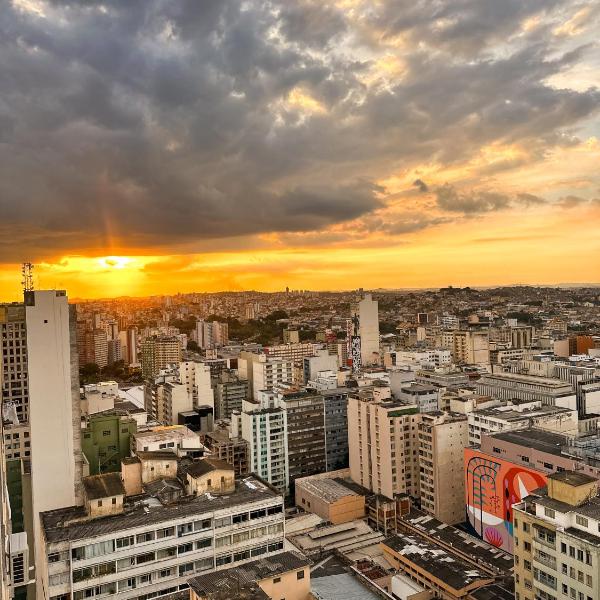Apto Celeste com Vista Panorâmica no Edifício Maletta
