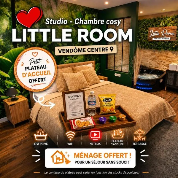 Appartement Chambre Cosy - Jacuzzi - Little Room Vendôme, Hotel in Vendôme