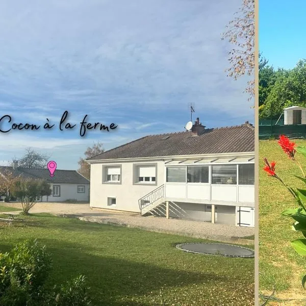 Cocon à la ferme - Lac du Der, hotell sihtkohas Loisy-sur-Marne