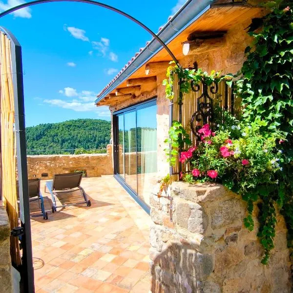 Exklusives Studio inmitten wunderschöner Natur, hotel v destinácii Lentillères