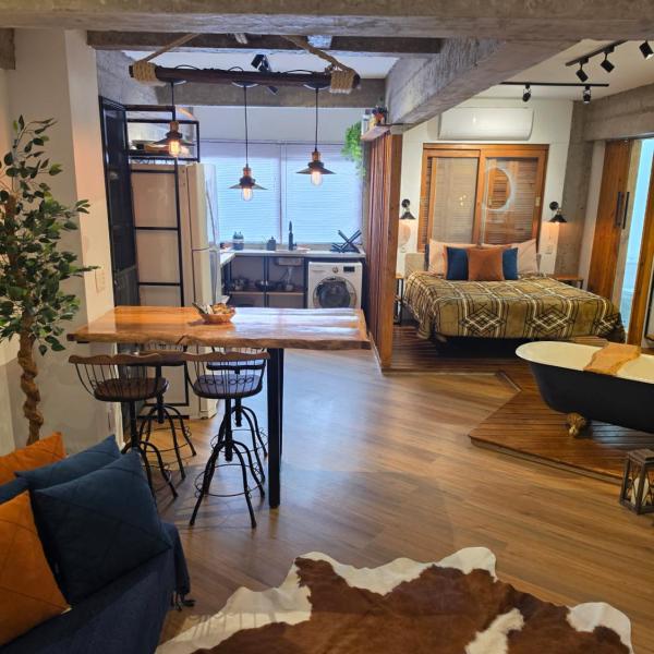 O Refúgio 202 Loft Exclusivo com Banheira Vitoriana em Gramado