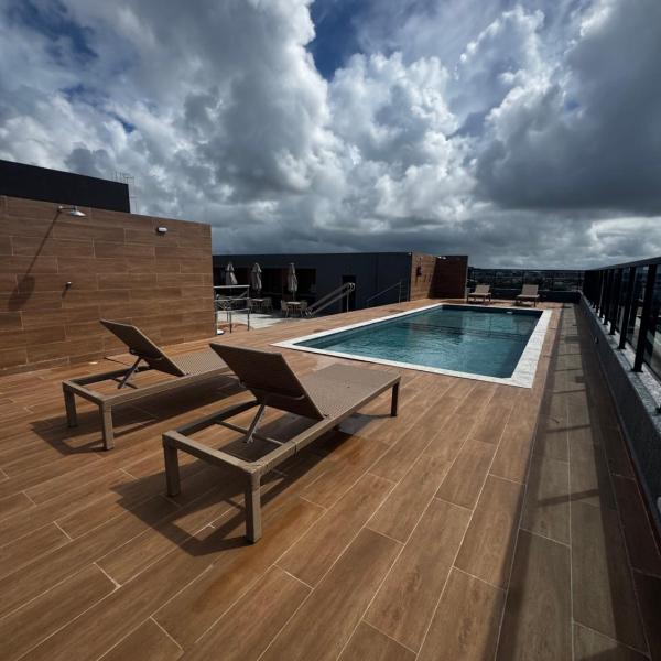 Jardim dos Carneiros FLAT VIP 305 Praia de Carneiros Tamandaré Até 6 pessoas - Foto 4