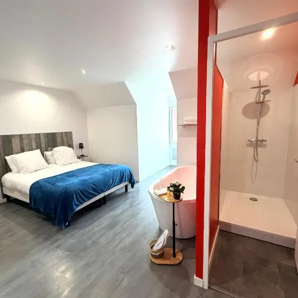 Aux Charmes - Suites spacieuses avec frigo et micro-ondes Cote D Opale, hotel em Isques
