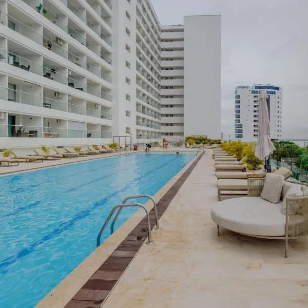 Beautiful apartment in front of the sea, hotel a Cartagena de Indias
