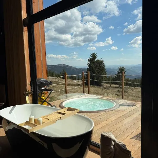 Ascent Lodge -Jacuzzi si Panoramic View, hotel em Petreasa