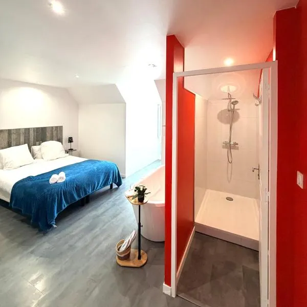 Aux Charmes - Suites spacieuses avec frigo et micro-ondes Cote D Opale, hotel u gradu 'Isques'