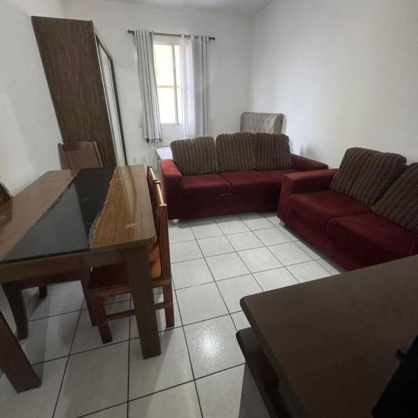 Apartamento Completo a 30 metros da Praia da Biquinha em São Vicente
