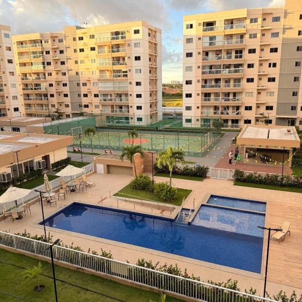 Apartamento Vista Real Aruana - 2 quartos com ar, tv smart, academia e piscina