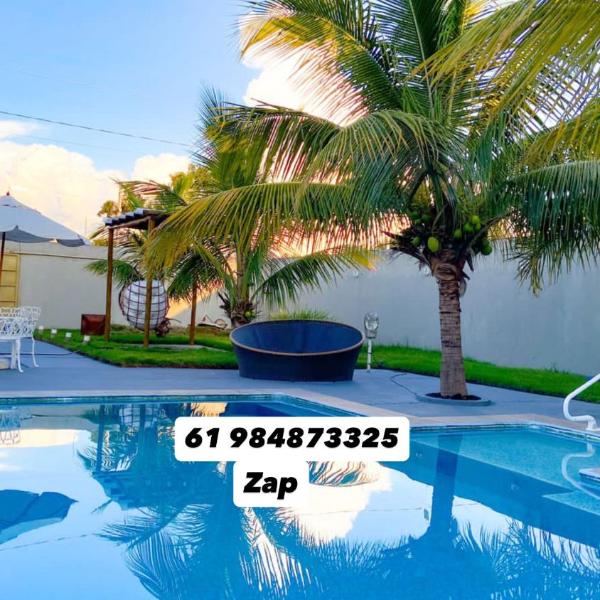 A Casa Temporada Caldas Novas Piscina Aquecida 50 graus, lazer Completo Hidro e Led noturno , A Casas Paradisiaca l Roupa de Cama Inclusa Parcelamos até 12x no Cartão de Crédito Sem Juros