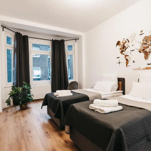 ATLAS Apartment 4 Oberhausen, 3 Zimmer, Nähe Bahnhof, Westfield Centro, Hotel in Oberhausen