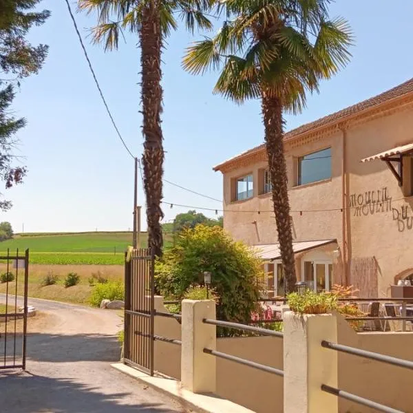 Le Moulin du Comte - Chambres privées en gîte, готель у місті Bourrouillan