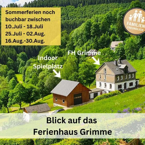 Haus Grimme im Kurpark - XXL Familien- & Erlebnishaus mit Sauna, Whirlpool, Pool & Indoorspielplatz, hotel en Schmallenberg