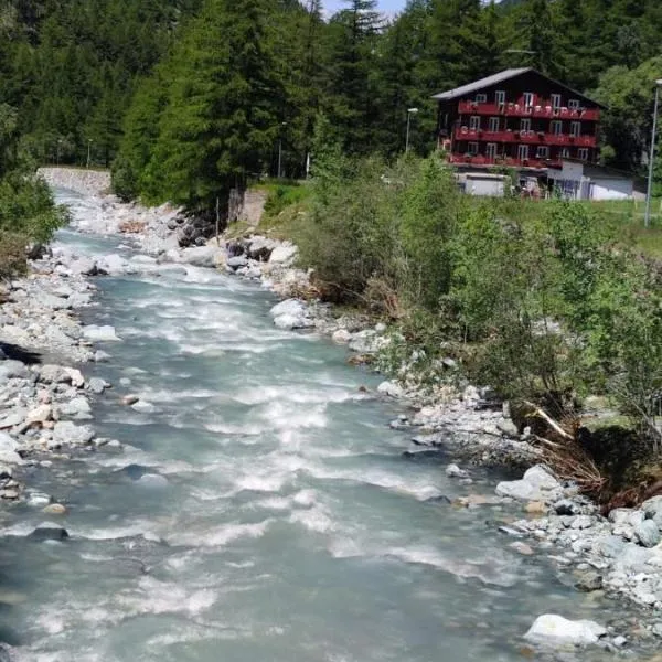 Pension Waldegg Zermeiggern, hotel i Saas-Almagell