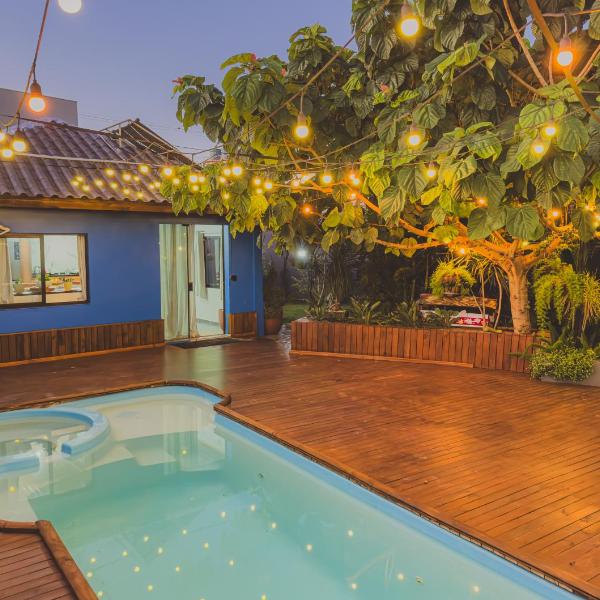 Cabana com Hidro, Lareira e Piscina Privativa