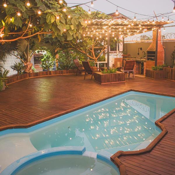 Cabana com Hidro, Lareira e Piscina Privativa - Foto 4