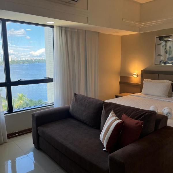 Flat Tropical Executive - Linda vista para o rio