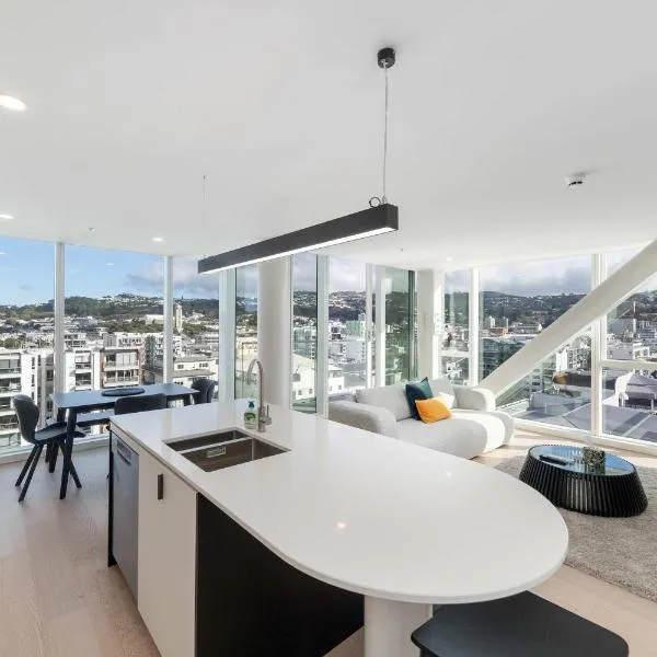 2BR Skyline Views - Cozy HydeLane Stay w Amenities, hotel a Wellington