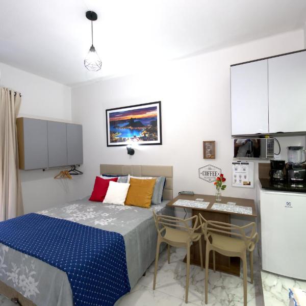 Apartamento tipo studio com uma linda sacada - Foto 4