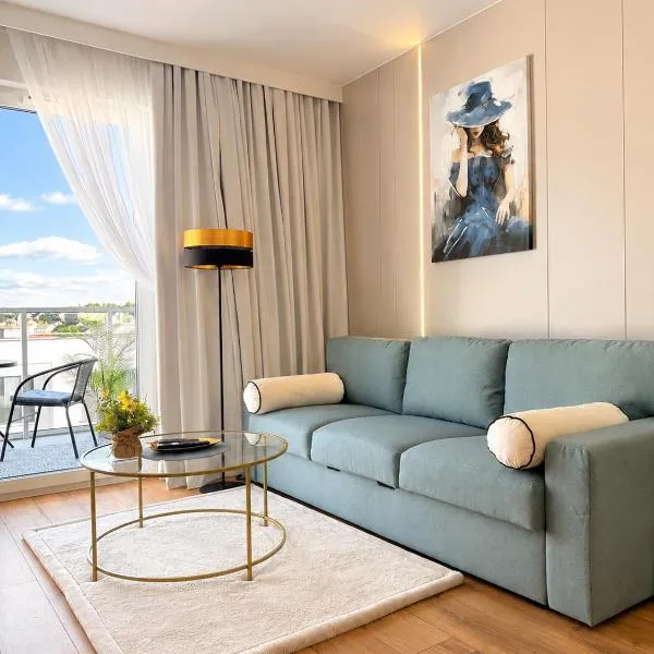 Harmony Premium Studio Gdańsk Sunny Balcony& Garage, hotel in Gdańsk