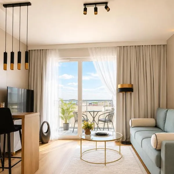 Harmony Premium Studio Gdańsk Sunny Balcony& Garage, Hotel in Danzig