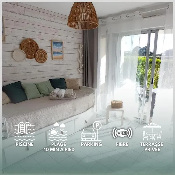 Studio l'Oasis - Piscine, plage de La Baule 10 min, Hotel in Guérande