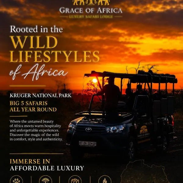 Grace of Africa, Luxury Safari Lodge near Kruger National Park, hôtel à Marloth Park