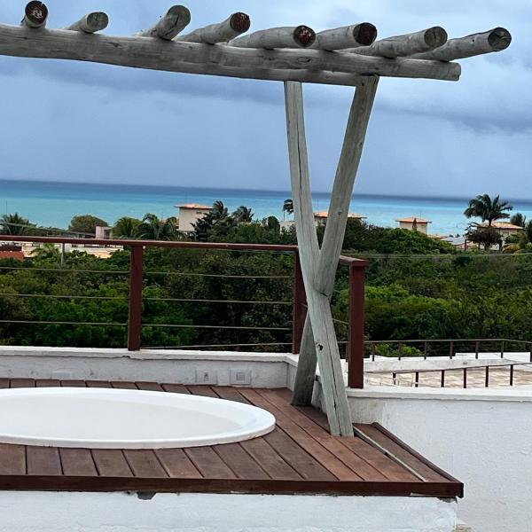 Cobertura luxo, Hidro Privativa Vista ao Mar, Pipa RN, Praia do Amor