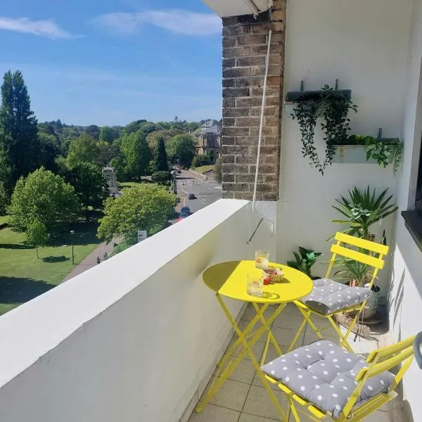 Central Bournemouth 1 Bed Apt Free parking Beach 8 mins, hotel v Bournemouth