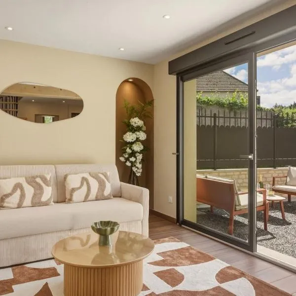 La Bohème -Maison à 5 min de la mer & de Cabourg, hotell i Varaville
