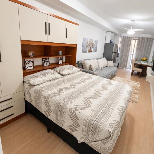 Check-in 13h - Studio Aconchegante - Metrô na Porta, Ligação Direta Zona Sul e Praias - Piscina, Rooftop, Academia - Entorno Pedra do Sal, Lapa, Sambódromo e Central do Brasil