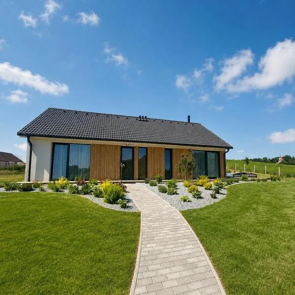 Modern House with Private Pool & Terrace, хотел в Červená Třemešná