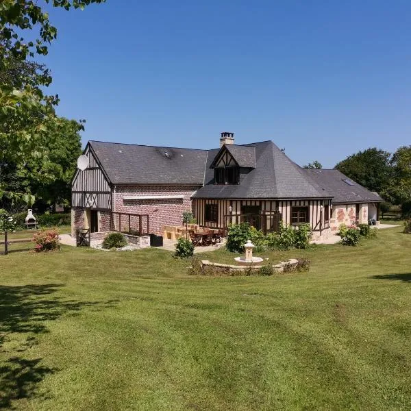 Domaine le Manège - Chambre l'Ecole - près d'Etretat, hotel in Sainte-Marie-au-Bosc