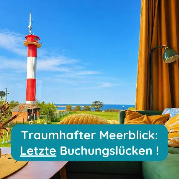 Meerglück am Beltblick Fehmarn - Moderne Ferienwohnung direkt an der Ostsee mit Sauna für Familien und Paare, hotell sihtkohas Fehmarn