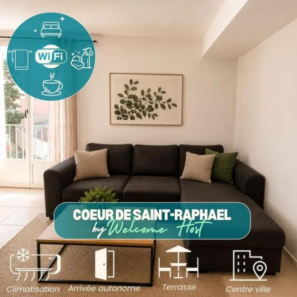 Coeur de Saint Raphaël, plages à pied, готель у місті Сен-Рафаель