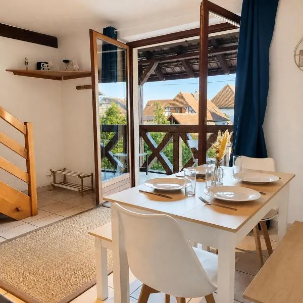 AlsAppart, Grand duplex climatisé proche Colmar,Sainte-Croix-en-Plaine的飯店