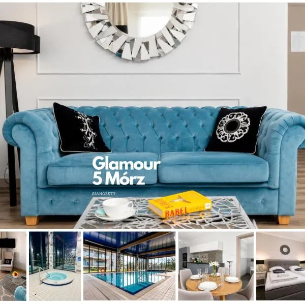 Apartament Glamour - 5 Mórz - Basen - SPA - Sauna: Sianozety şehrinde bir otel