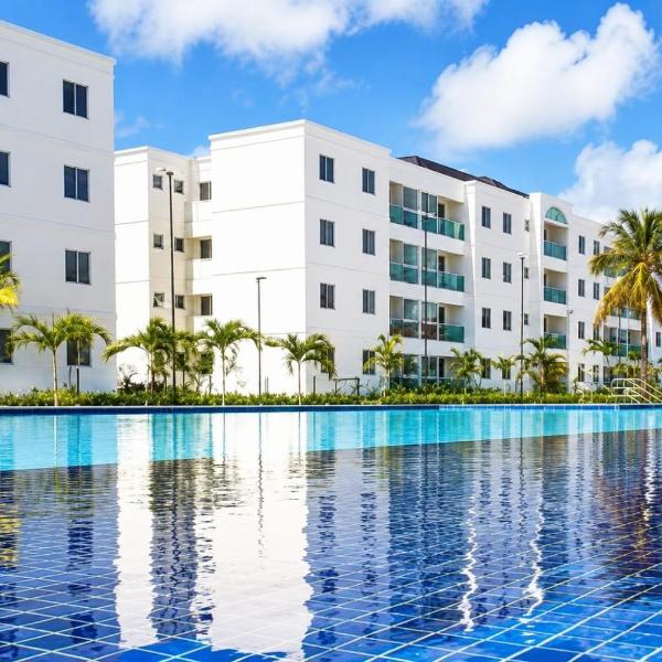 Lindo apartamento em Muro Alto, Porto de Galinhas, Vista para as piscinas, 3 qtos e sala climatizados, Acomoda até 8 pessoas - Foto 3