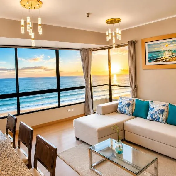 "Oceanfront 3BR, Home Office, Pool, Gym, Sauna, BBQ, Fast Wifi, Play area and Free Parking", hotel a Lima