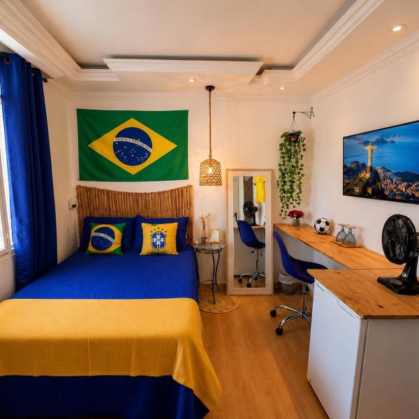Suite na cobertura com Smart TV