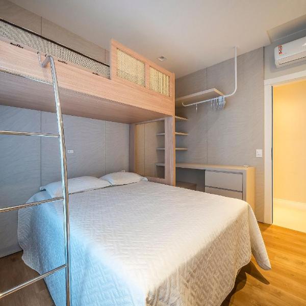 Leme 208 – Apartamento novíssimo a poucos metros do mar em Bombas. - Foto 2
